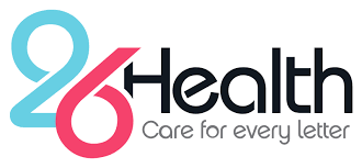 the logo for health care for every letter